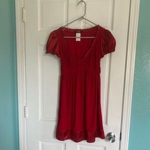 Red Minidress